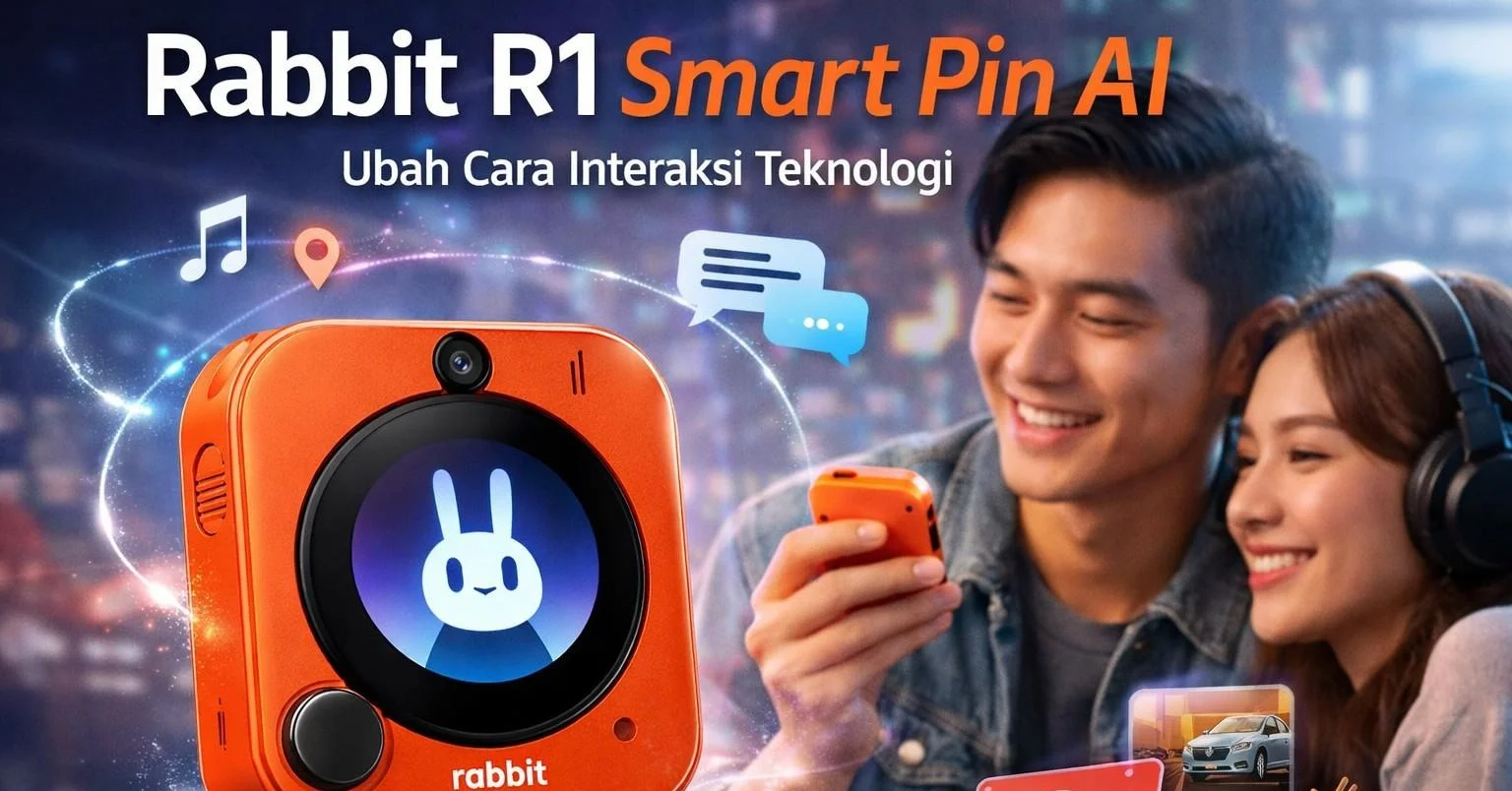 Rabbit R1 Smart Pin AI Revolusi Interaksi Teknologi